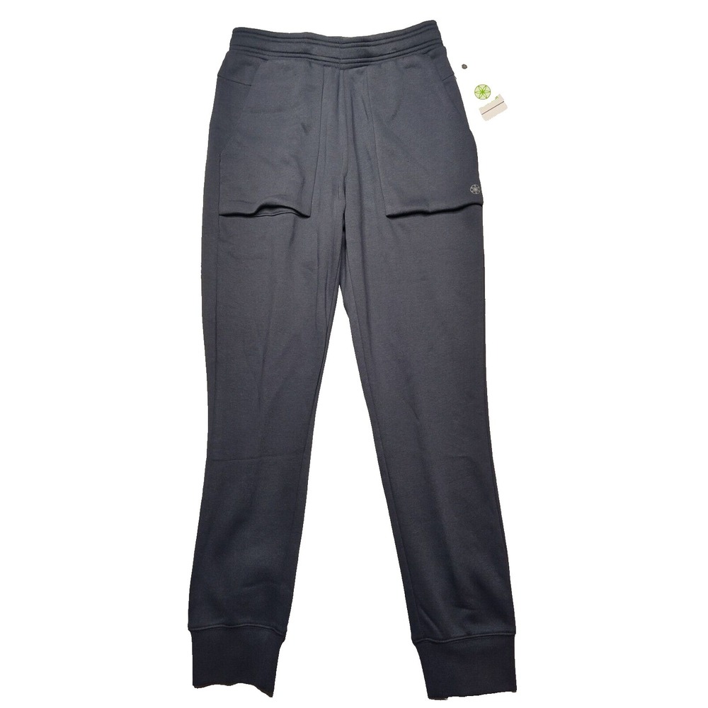 Gaiam Comfort Jogger‎ Men Small Slim Fit Ebony Pull-On Sweatpants NEW